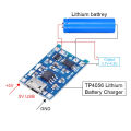 3.7V Lithium Battery Fast Charger with Multiple Battery Protection Module.