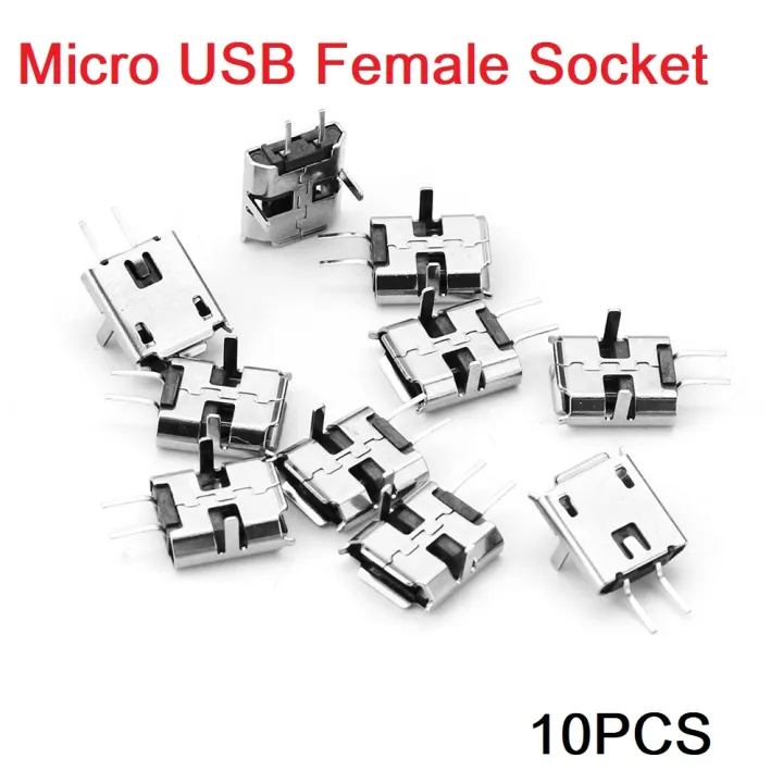 10Pcs-%202Pin%20MICRO%20USB%20Female%20Socket%20Type-B%202%20Pin%20Leads%20Female%20DIP%20Power%20Socket%20Connector%20Micro%20USB%20Panel%20Mount%20Without%20Cables%20For%20Charging%20Socket%20LED%20Light%20DIY%20-%20Image%204