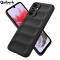 Quiberk for Samsung Galaxy M34 5G Silicone Soft Case Camera Protection Shockproof Back Cover. 