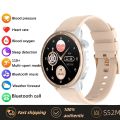 New Fashion Women Smartwatch Bluetooth Call Full Screen Touch Waterproof Watch Ladies Heart Rate Monitor for Android. 