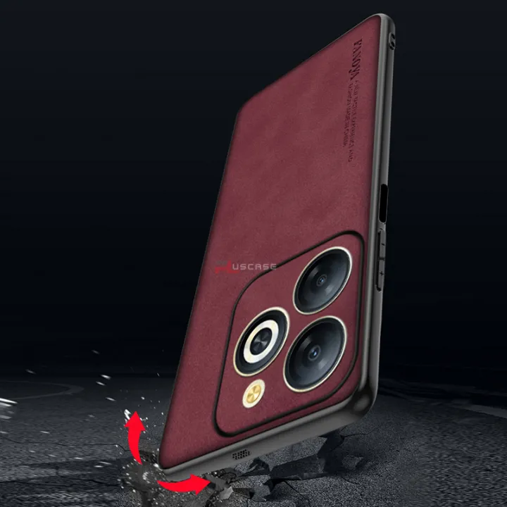 PlusCase%20for%20Infinix%20Smart%208%20/%20Infinix%20Hot%2040i%20Soft%20Frame%20PU%20Leather%20Slim%20Matte%20Durable%20Shockproof%20Case%20-%20Image%208