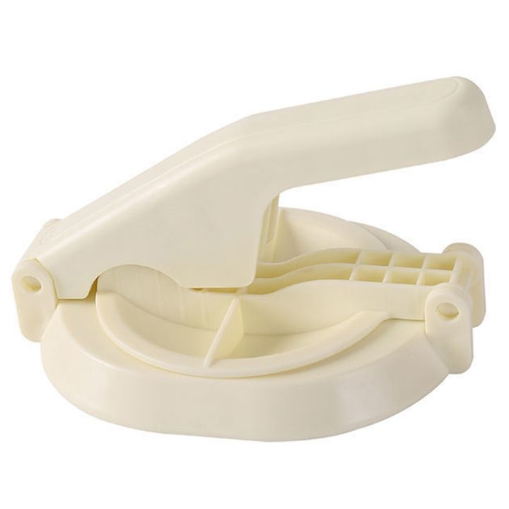 Dumpling Skin Household Press Machine Kitchen Manual Skin Press Mold Dumpling Making Tool Pastry Dough Cutter Beige