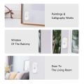 Smart WiFi Vibration Sensor Alarm Wireless Vibration Detector Alert -Time Activity &amp; Shock Detection White. 