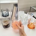 INS Wind Twist Glass High Beauty Tea Coffee Breakfast Milk Wine Cup Small Gift.