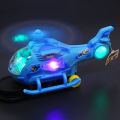 【Serendipity party】Electric Universal Music Helicopter Flashing Rotation Airplanes Gift for Kids Children.