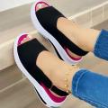 Women's Shoes Summer New Breathable Wedge Sneakers Lightweight Casual Walking Shoes Outdoor Open Toe Ladies Sandals.