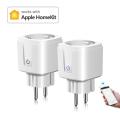 Apple Homekit And Tuya Smart Socket WiFi Electrical Outlets Plug 15A Remote Siri Voice Control Wall Light Switch Smart Home. 