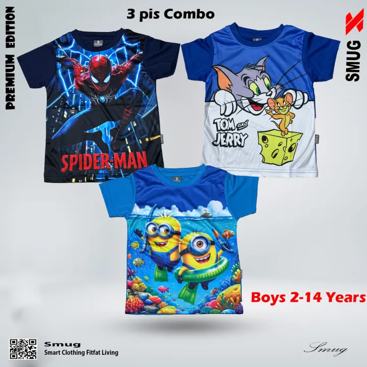 SMUG%20Kids%20Premium%20T-Shirt%20Soft%20and%20Comfortable%20Fabric-%203%20pis%20Combo%20-%20Image%202