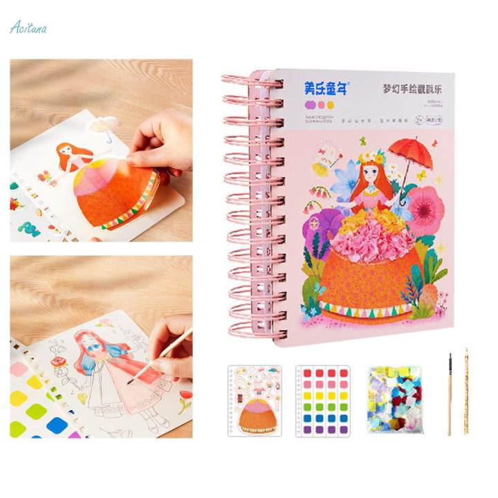 Dress%20up%20Sticker%20Book%20DIY%20Girls%20Create%20Designs%20Handcraft%20for%20Kids%20Ages%204+%20-%20Image%202