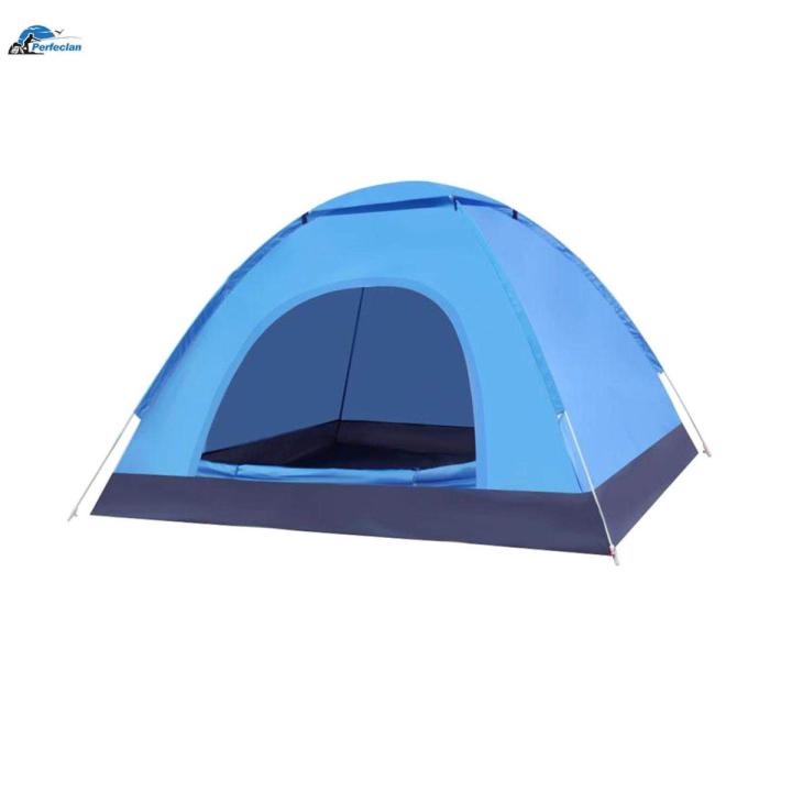 Automatic up Tent Camping Tent Ventilated Waterproof Sun Protection for 1-2 Person Potable Beach Tent for Outdoor Camping