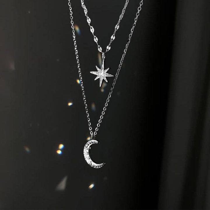 New%20Zircon%20Moon%20Pendant%20Necklace%20for%20Women%20Fashion%20Jewelry%20%20Double%20Layer%20Star%20Moon%20Charm%20Chain%20For%20Women%20-%20Image%206