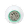 Kids Alarm Clock - Wake Up Light Digital Clock With 7 Colors Changing, Press Control And Snooze Function For Bedrooms. 