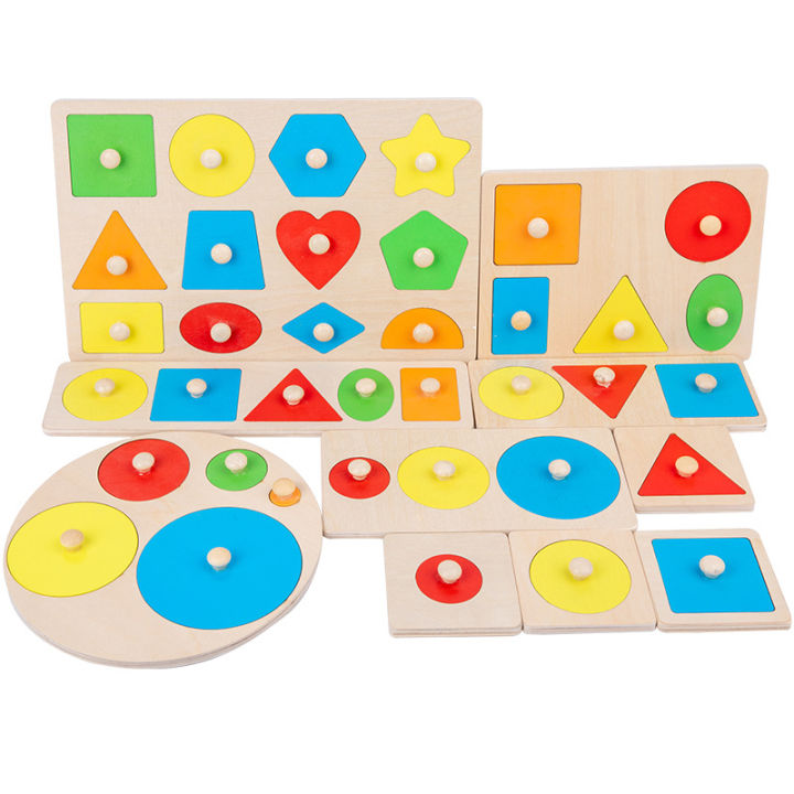 Geometric%20Shape%20Classification%20Board%20for%20Boys%20and%20Girls%20Enlightenment%20Color%20Cognition%20Baby%20Early%20Education%20Puzzle%20Block%20Children's%20Wooden%20Toys%20-%20Image%204