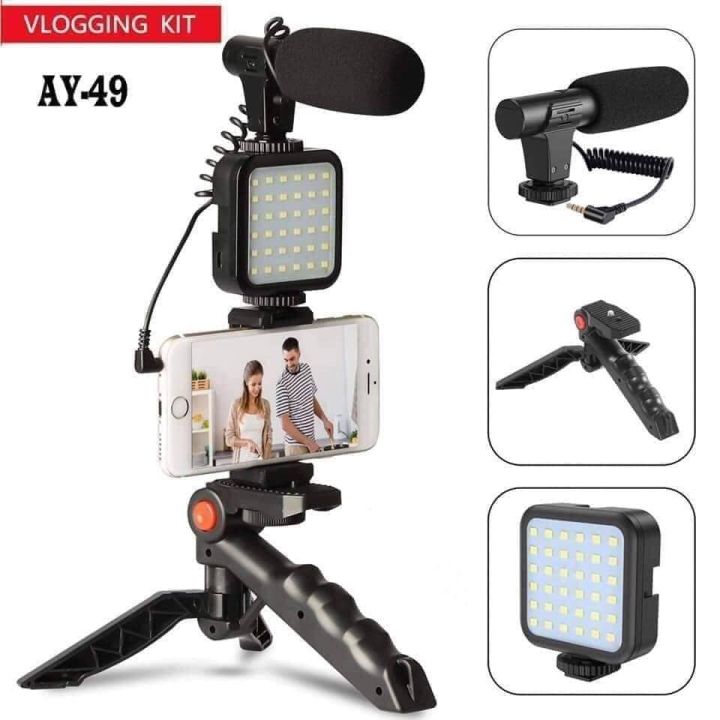 VIDEO Making Kit VLOGGING KIT FOR LIVE STREAMING KIT-AY49 | Daraz.com.bd