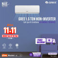 Gree GS-18XCM32 / GS18XFA32 1.5 Ton Split Type Non-Inverter Air Conditioner Official with Free Delivery.