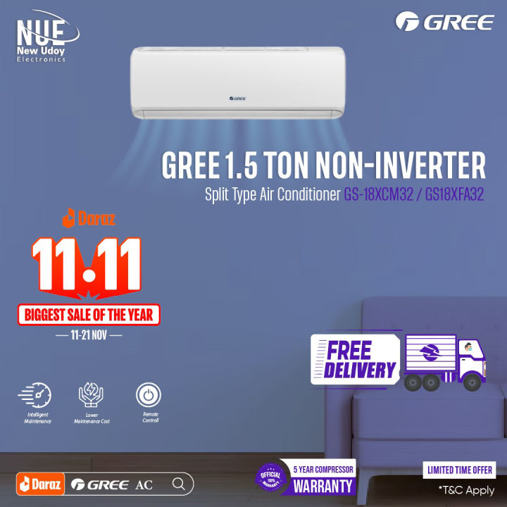 Gree%20GS-18XCM32%20/%20GS18XFA32%201.5%20Ton%20Split%20Type%20Non-Inverter%20Air%20Conditioner%20Official%20with%20Free%20Delivery%20-%20Image%202