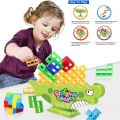 Stacking Game Dinosaur building blocks party game toy Stacked High Tetris Block Desktop Balance Block Stacked Puzzle Board Game. 