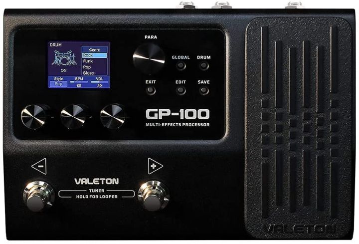 Valeton GP-100 Guitar Bass Amp Modeling IR Cabinets Simulation Multi Language Multi-Effects