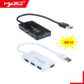 HXSJ High-speed USB 3.0 Hub 4 Port USB Splitter USB Hub 3.0 Adapter La-ptop Accessories for PC Computer.
