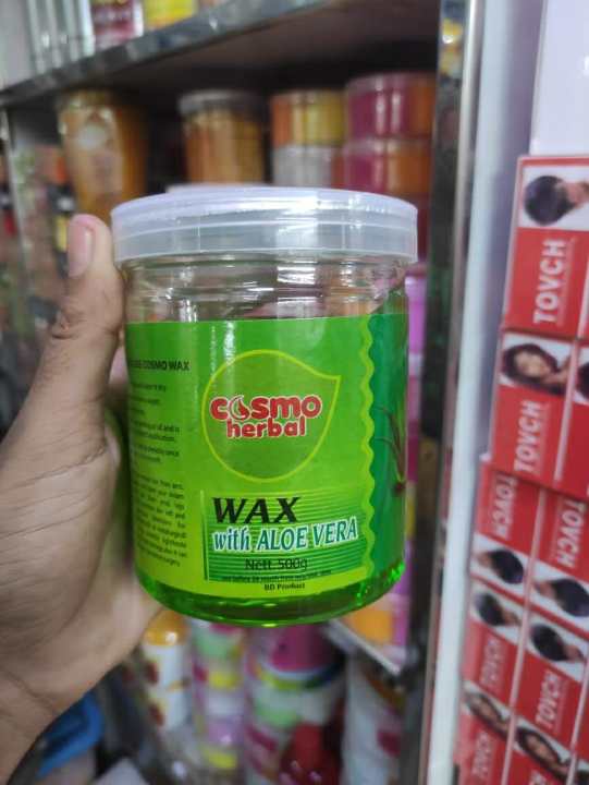 Cosmo%20Herbal%20Wax%20Aloe%20Vera%20with%2080%20piece%20strips%20and%202%20piece%20Appliacator%20-%20Image%202