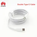 【happy one】Huawei Mate Lite Fast Charger and Double USB Type C Cable Quick Charge For P8 P9 P10 Lite 8x 7x Y5 Y6 Y7. 