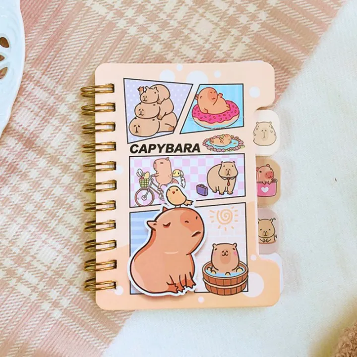 Cute%20Capybara%20Notebook%20Cartoon%20Animal%20Notepads%20Student%20Hand%20Ledger%20PP%20Coil%20Book%20For%20Girl%20Student%20Stationery%20Supplies%20-%20Image%206