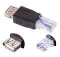 Ethernet RJ45 Male to USB Female Connector Converter Adapter. 