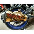 Full golden metal Silencer cover for GSXR Motorcycle- Gold. 