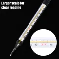 1PC Mercurial Glass Thermometer Large Screen Clear Reading Clinical Measurement Device Human Tature Thermometer. 