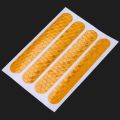 Front Rear Wheel Cover Protective Shell Reflective Sticker for Ninebot Max G30 Scooter Accessories 12PCS, Yellow.