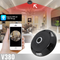 360 Degree Fisheye Multi-view Panoramic Wifi IP Camera for Security CCTV Camera. 
