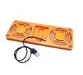 USB Cooling Fan dual Cooler portable soundless usb fan. 
