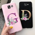 For Samsung Galaxy J4 Plus 2018 Case Cute Letters Alphabet Custom Name Phone Cases For Samsung J4 J4+ J 4 J4Plus 2018 Soft Cover. 