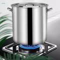 Stainless Steel Stockpot Heavy Duty Multipurpose Large Soup Pot Deep Cooking Pot for Commercial 30cm. 