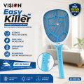 VISION MKB-002 Rechargeable Mosquito Killing Bat with Automatic Protection Control & Free Delivery (No Warranty). 