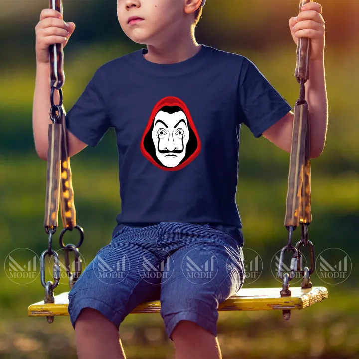 Money%20Heist%20Graphic%20Design%20T-Shirt%20Made%20With%20Premium%20Cotton%20Unisex%20Round%20Neck%20Short%20Sleeve%20-%20Image%205
