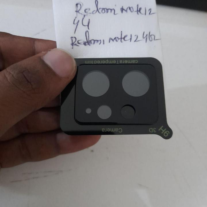 Xiaomi Redmi Note 12 4G Camera Glass Full Body Premium Glass Camera Lens 9D 3D Shield Redmi Note 12 4G