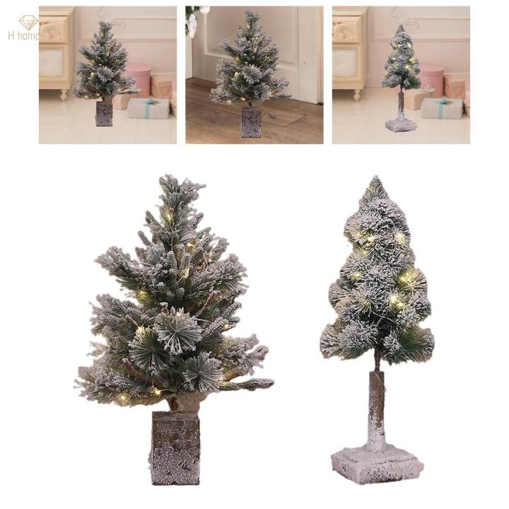 Artificial%20Christmas%20Tree%20with%20Lights%20Wooden%20Base%20for%20Bedroom%20Porch%20Garden%20450mmx450mmx680mm%20-%20Image%207