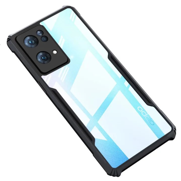 For%20Oppo%20Reno%207%20Pro%205G%20Xunddu%20Shockproof%20TPU%20Bumper%20Clear%20Acrylic%20Mobile%20Phone%20Case%20Back%20Cover%20-%20Image%203