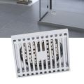 Shower Floor Drain, Large Displacement Electroplating Bathroom Floor Drain Set 304 Stainless Steel for Balconies.