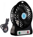 USB Portable LED Mini Fan Air Cooler 2400mAh Rechargeable Lithium Battery.