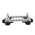 Dual Row Bus Bar Electrical Terminal Junction Box 12V 150A 4 Studs. 
