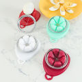 QI Multifunctional Fancy Egg Cutter, 3-in-1 Kitchen Boiled Egg Slicer Sectione Mold, Quality Flower Edges Gadgets Egg Cutter Tools.
