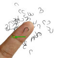 20 pcs x Size #1 Fishing Hook Flat Head Iseama High Carbon Steel Fish Hooks for Puti Fish. 