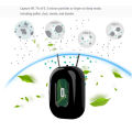 Personal Wearable Air Purifier Necklace Mini Portable Air Freshner Ionizer Negative Ion Generator for Travel Red. 