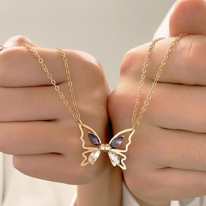 Fashion%20Romantic%20Magnetic%20Couple%20Necklaces%20Zirconia%20Hollow%20Butterfly%20Pendant%20Collarbone%20Chain%20Charm%20Necklace%20for%20Women%20BBF%20Jewelry%20Gifts%20Qoddess%20-%20Image%202
