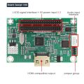 LVDS Driver Board / LVDS to HDMI-compatible Adapter Converter Supports 1080P Resolution.