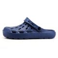 Summer Men Sandals Platform Clogs Beach Slippers Men Shoes Aqua Breathable Hollow Out Garden Slippers Foam Runners blue. 