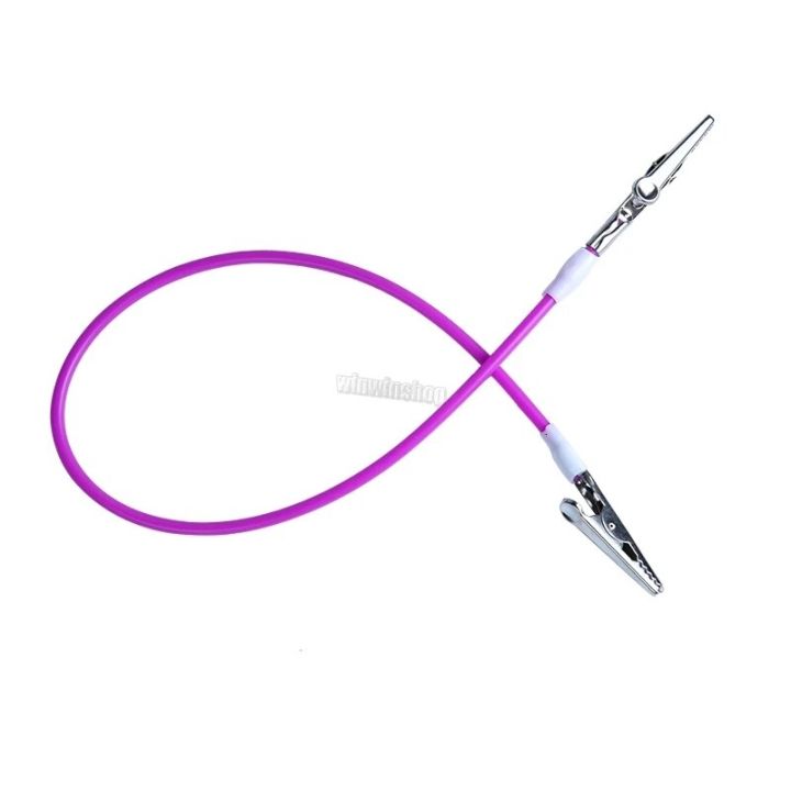 2 pcs dental baby silicone patient clips flexible chain bib napkin holder for dental clinic dentist laboratory