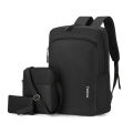 Men's Backpack, Multi-Purpose Portable Student Laptop Bag, Business USB, Simple Fashion Casual Backpack Three-Piece Set.